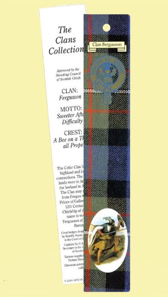 Ferguson Clan Tartan Ferguson History Bookmarks Pack of 10