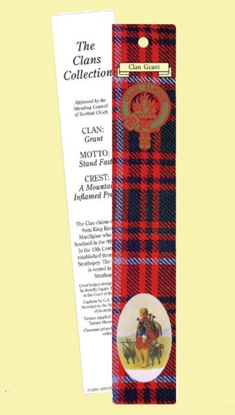 Grant Clan Tartan Grant History Bookmarks Set of 2