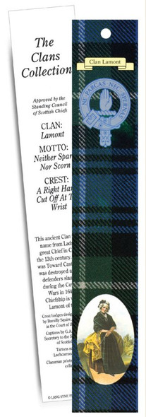 Lamont Clan Tartan Lamont History Bookmarks Set of 5