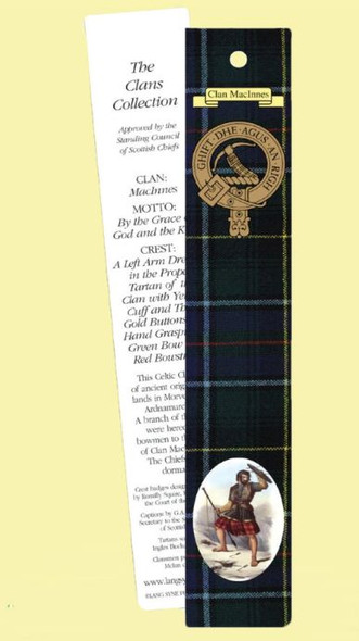 MacInnes Clan Tartan MacInnes History Bookmarks Set of 2