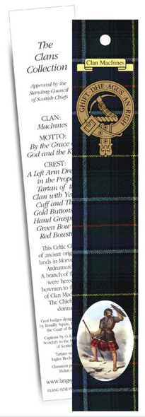 MacInnes Clan Tartan MacInnes History Bookmarks Set of 2