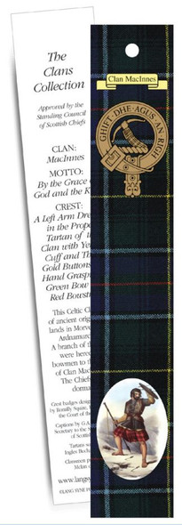 MacInnes Clan Tartan MacInnes History Bookmarks Set of 5