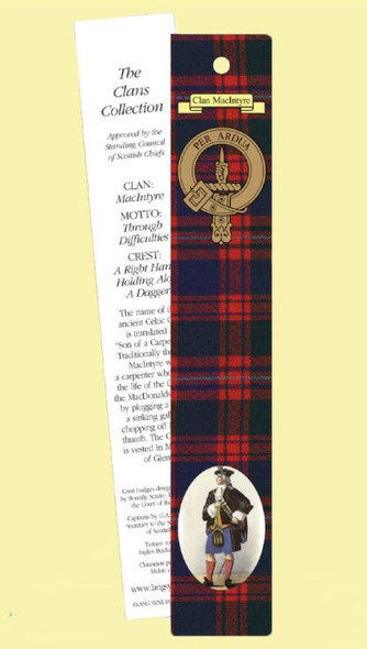 MacIntyre Clan Tartan MacIntyre History Bookmarks Set of 5