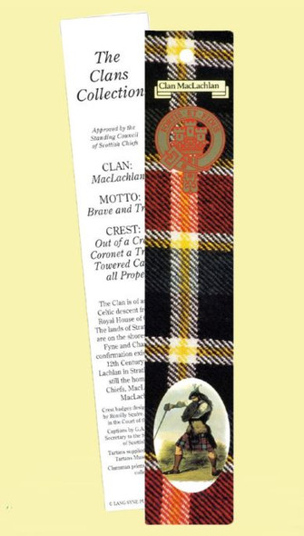 MacLachlan Clan Tartan MacLachlan History Bookmarks Set of 2