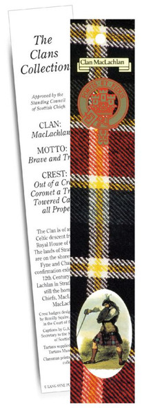 MacLachlan Clan Tartan MacLachlan History Bookmarks Set of 5