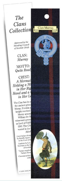 Murray Clan Tartan Murray History Bookmarks Set of 2