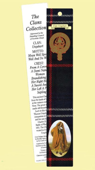 Urquhart Clan Tartan Urquhart History Bookmarks Pack of 10