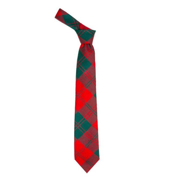 Erskine Modern Clan Tartan Lightweight Wool Straight Mens Neck Tie