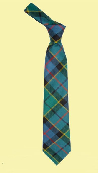 Forsyth Ancient Clan Tartan Lightweight Wool Straight Mens Neck Tie