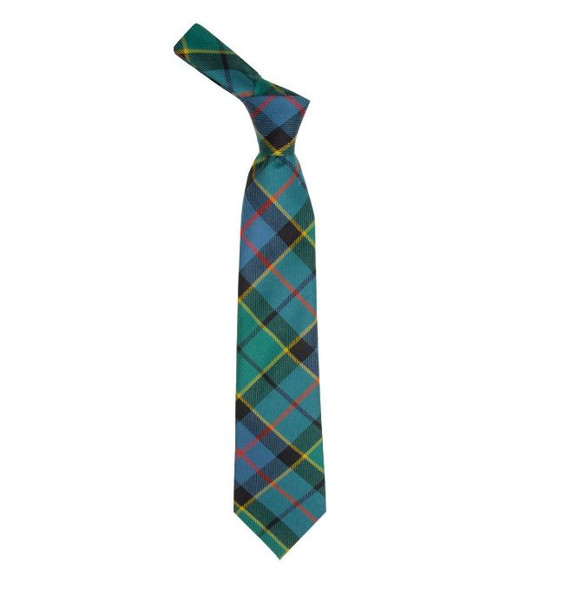 Forsyth Ancient Clan Tartan Lightweight Wool Straight Mens Neck Tie