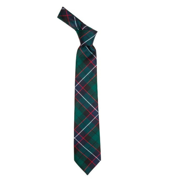 Galbraith Modern Clan Tartan Lightweight Wool Straight Mens Neck Tie