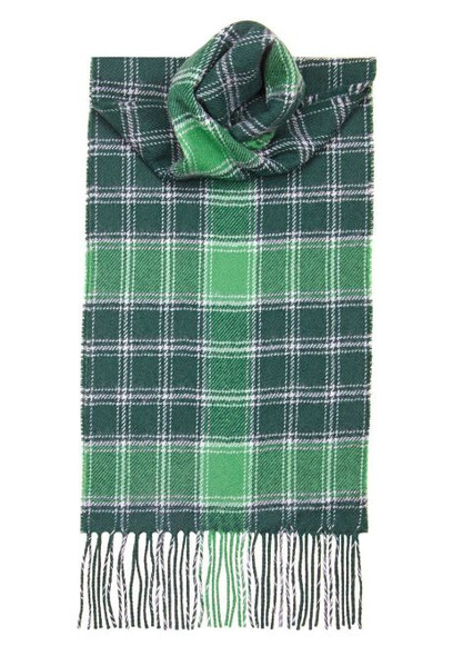 MacDonald Lord Of The Isles Tartan Lambswool Unisex Fringed Scarf