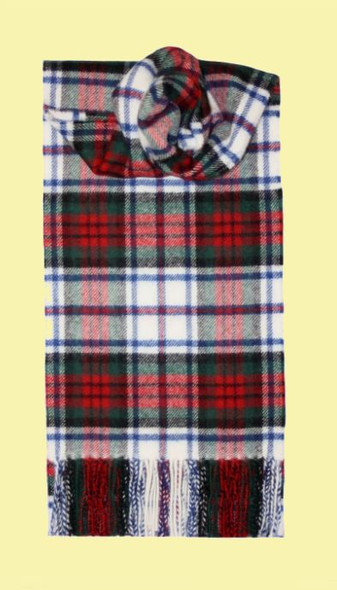 MacDuff Dress Modern Clan Tartan Lambswool Unisex Fringed Scarf