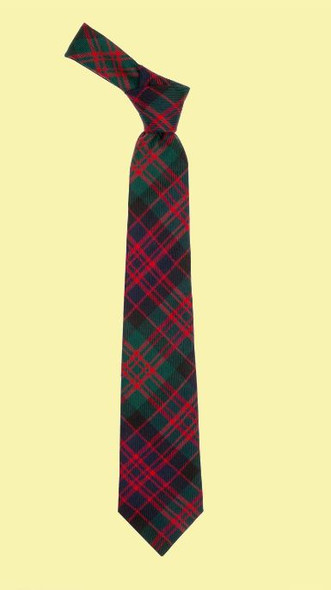 MacDonald Modern Clan Tartan Lightweight Wool Straight Mens Neck Tie