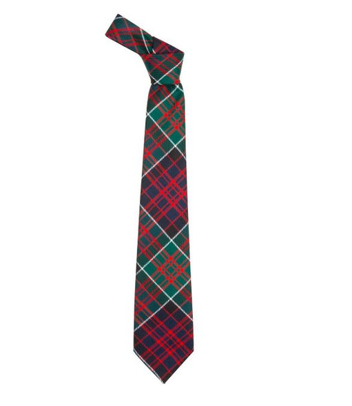 MacDonald Of Clanranald Modern Clan Tartan Lightweight Straight Mens Neck Tie