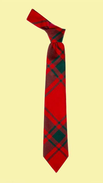 MacDonald Of Sleat Modern Clan Tartan Lightweight Wool Straight Mens Neck Tie