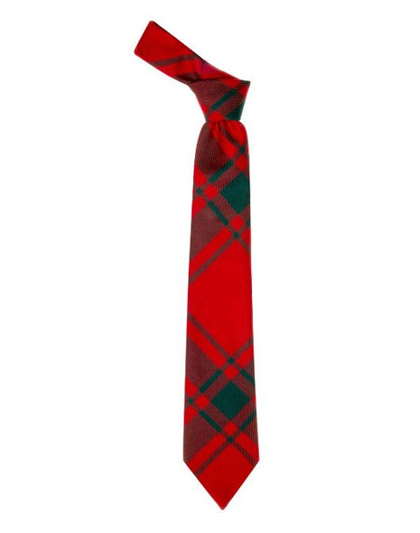 MacDonald Of Sleat Modern Clan Tartan Lightweight Wool Straight Mens Neck Tie