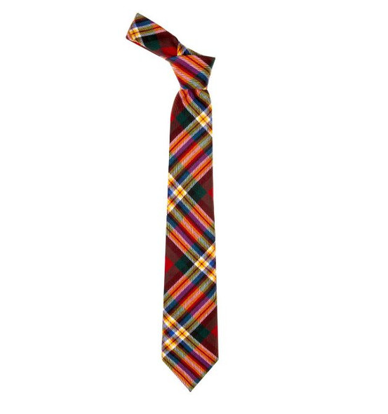 MacGill Modern Clan Tartan Lightweight Wool Straight Mens Neck Tie