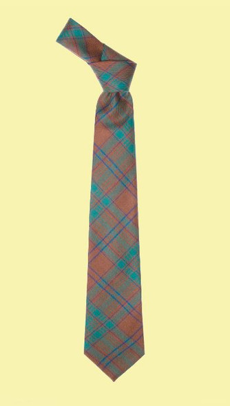 MacGilliivray Hunting Ancient Clan Tartan Lightweight Wool Straight Mens Neck Tie