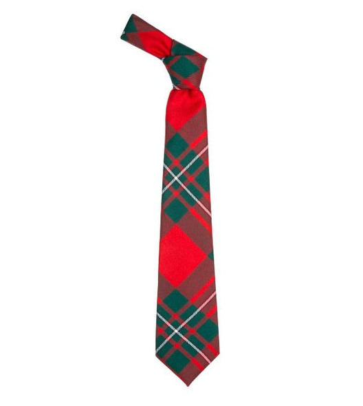 MacGregor Modern Clan Tartan Lightweight Wool Straight Mens Neck Tie