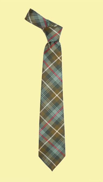 MacKenzie Weathered Clan Tartan Lightweight Wool Straight Mens Neck Tie