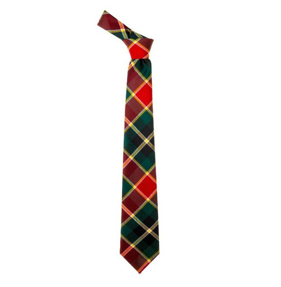 MacLachlan Old Modern Clan Tartan Lightweight Wool Straight Mens Neck Tie