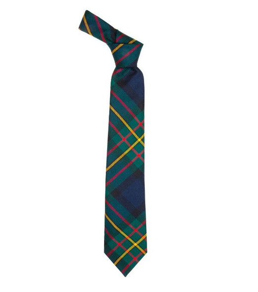 MacLaren Modern Clan Tartan Lightweight Wool Straight Mens Neck Tie