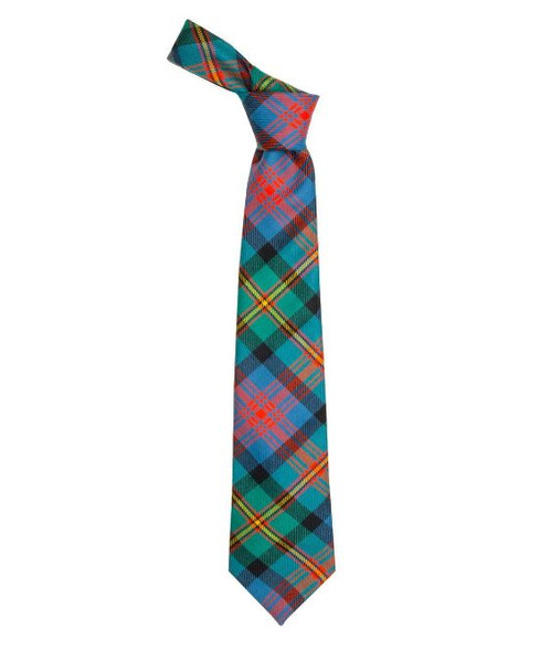 MacLennan Ancient Clan Tartan Lightweight Wool Straight Mens Neck Tie