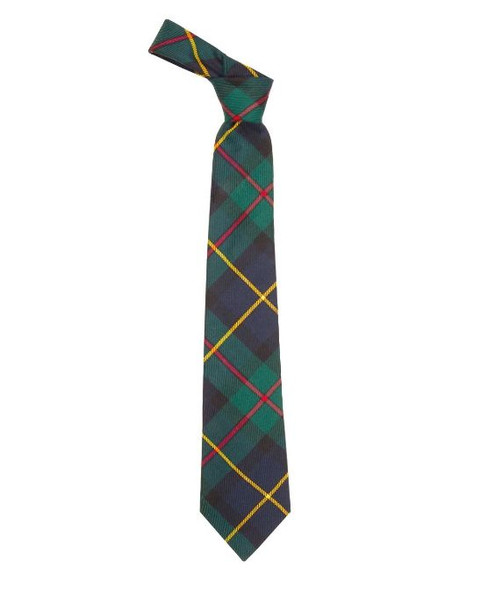 MacLeod Of Harris Modern Clan Tartan Lightweight Wool Straight Mens Neck Tie