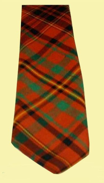 MacLeod Harris Red Ancient Clan Tartan Lightweight Wool Straight Mens Neck Tie