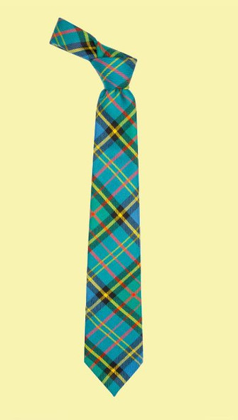 MacMillan Hunting Ancient Clan Tartan Lightweight Wool Straight Mens Neck Tie