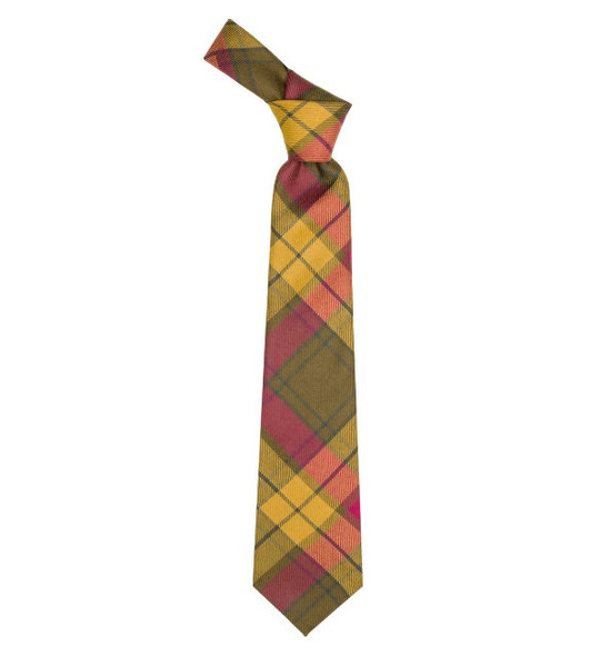 MacMillan Old Weathered Clan Tartan Lightweight Wool Straight Mens Neck Tie