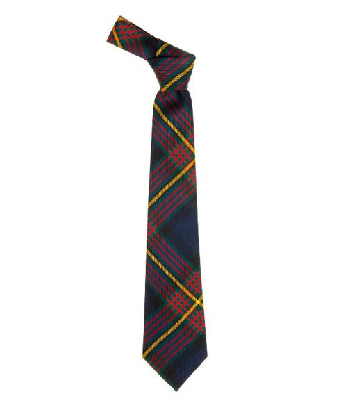 Muir Modern Clan Tartan Lightweight Wool Straight Mens Neck Tie