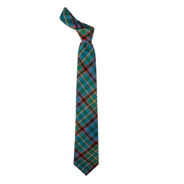 Nicolson Hunting Ancient Clan Tartan Lightweight Wool Straight Mens Neck Tie