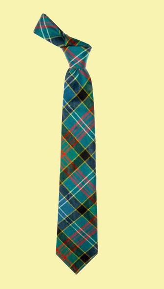 Paisley Ancient Clan Tartan Lightweight Wool Straight Mens Neck Tie