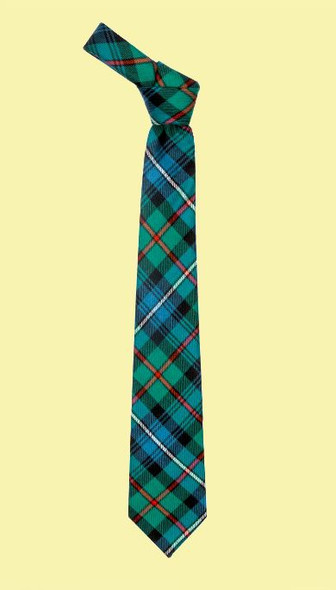 Robertson Hunting Ancient Clan Tartan Lightweight Wool Straight Mens Neck Tie