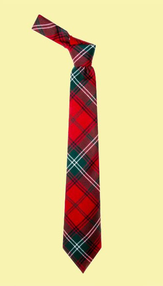 Seton Modern Clan Tartan Lightweight Wool Straight Mens Neck Tie