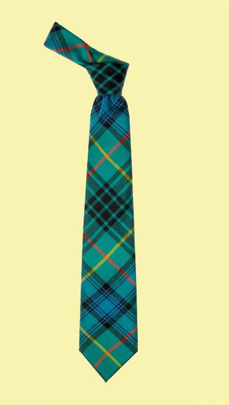 Stewart Hunting Ancient Clan Tartan Lightweight Wool Straight Mens Neck Tie