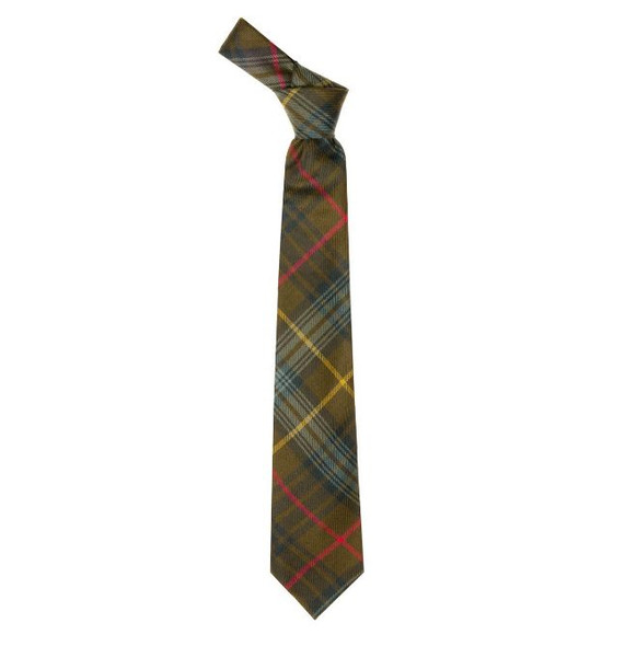 Stewart Hunting Weathered Clan Tartan Lightweight Wool Straight Mens Neck Tie