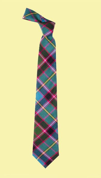 Stirling And Bannockburn Tartan Lightweight Wool Straight Mens Neck Tie
