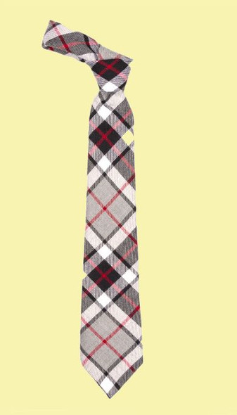 Thompson Grey Clan Tartan Lightweight Wool Straight Mens Neck Tie