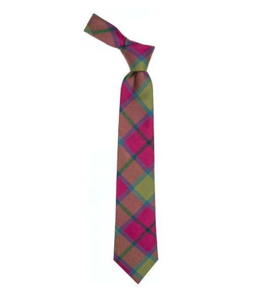 Connaught Irish Tartan Lightweight Wool Straight Mens Neck Tie