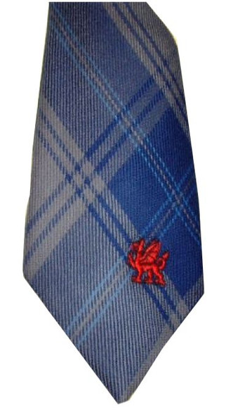 Edwards Welsh Tartan Worsted Wool Straight Mens Neck Tie