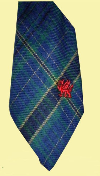 Eynon Beynon Welsh Tartan Worsted Wool Straight Mens Neck Tie