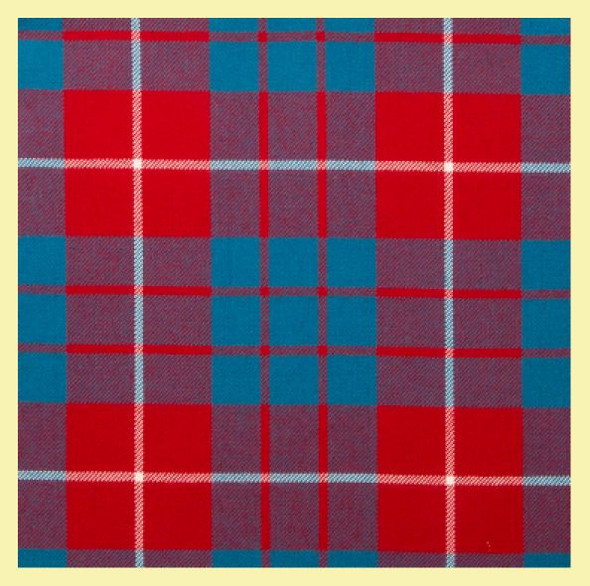 Hamilton Red Modern Lightweight Reiver 10oz Tartan Wool Fabric