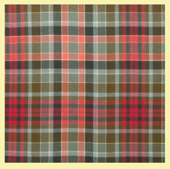 Gordon Red Weathered Lightweight Reiver 10oz Tartan Wool Fabric