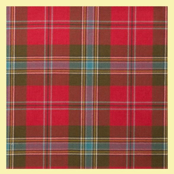 MacLean Of Duart Weathered Tartan 10oz Reiver Wool Fabric Lightweight Casual Mens Kilt