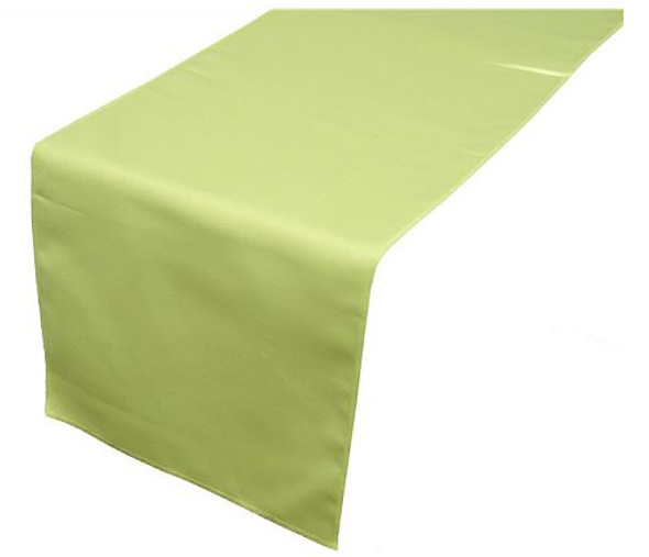 Apple Green Polyester Wedding Table Runners Decorations x 10 For Hire