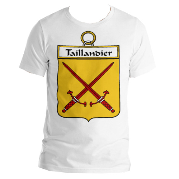 Your French Coat of Arms Surname Youth Childrens Unisex Cotton T-Shirt