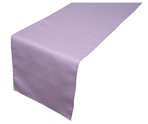 Lavender Polyester Wedding Table Runners Decorations x 5 For Hire